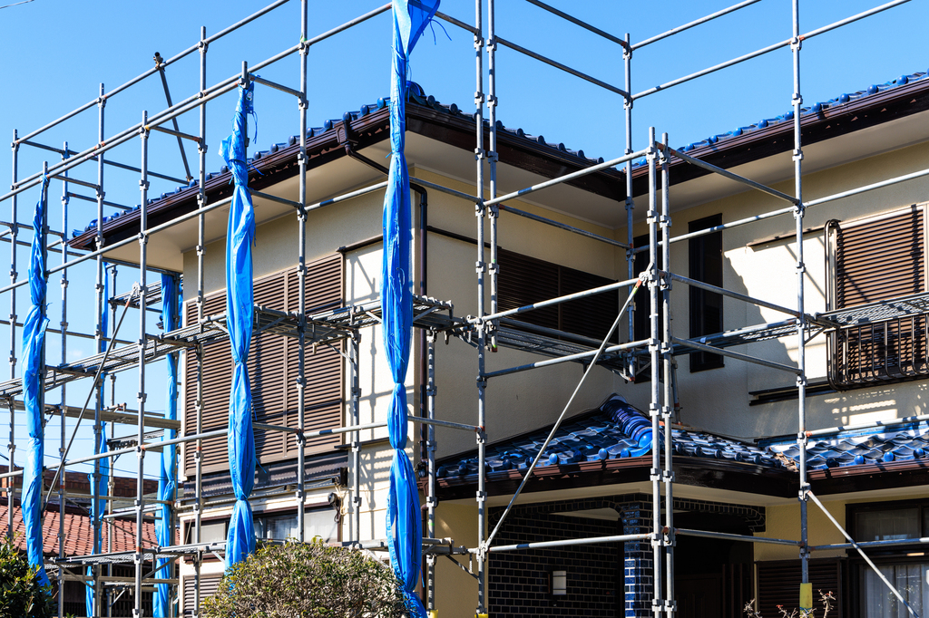 一戸建ての外壁メンテナンスのイメージ