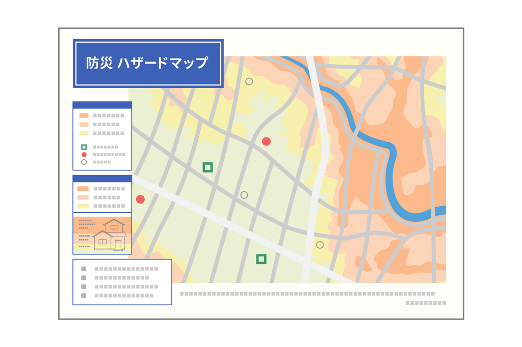 ハザードマップのイメージ